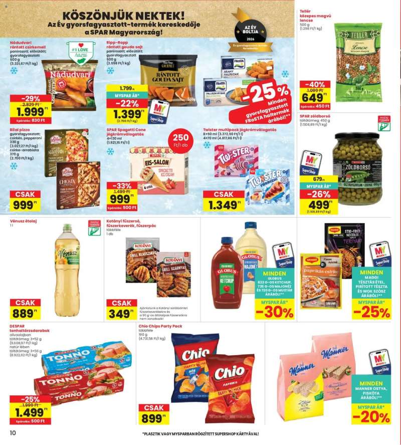 Interspar Interspar akciós újság 10 oldal