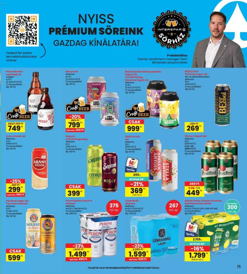 Interspar Interspar akciós újság 15 oldal