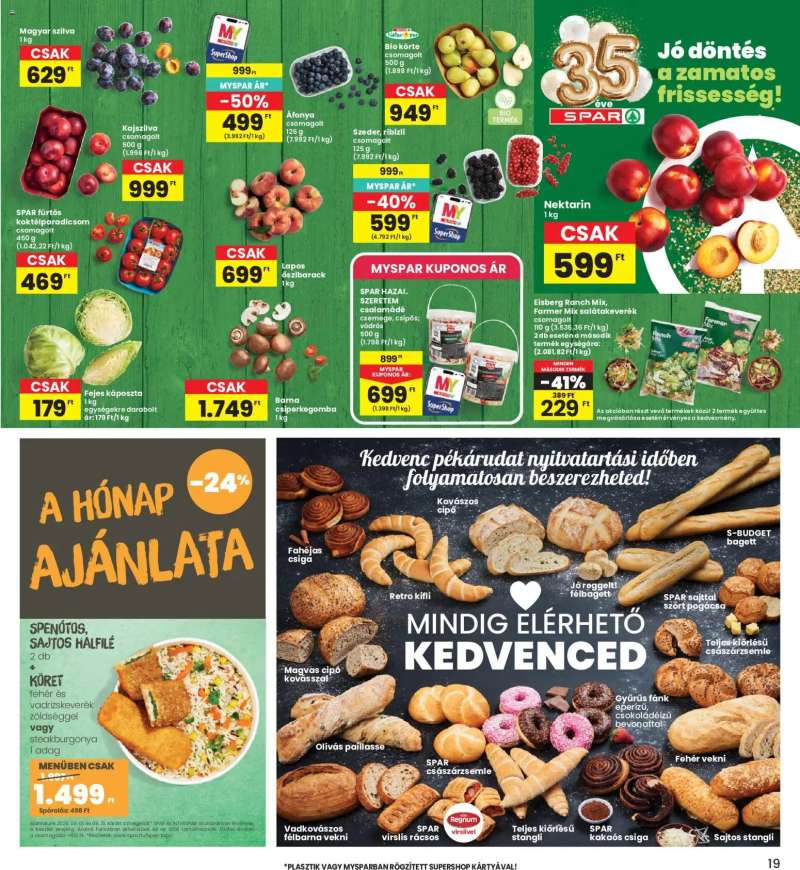 Interspar Interspar akciós újság 19 oldal