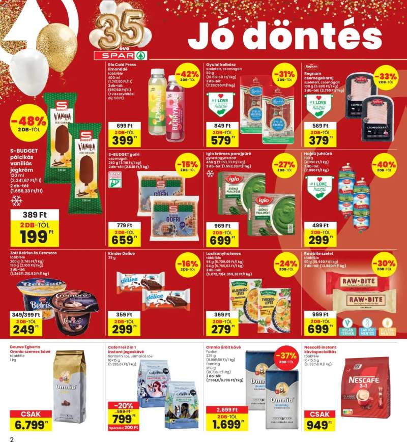 Interspar Interspar akciós újság 2 oldal