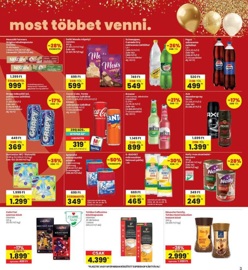 Interspar Interspar akciós újság 3 oldal
