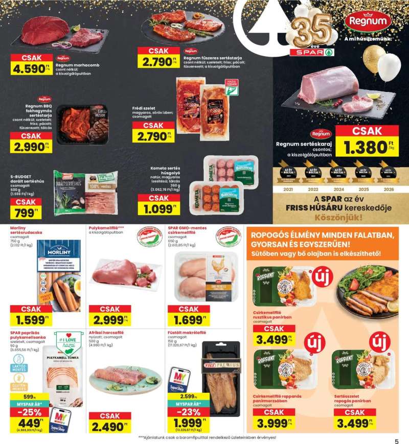 Interspar Interspar akciós újság 5 oldal