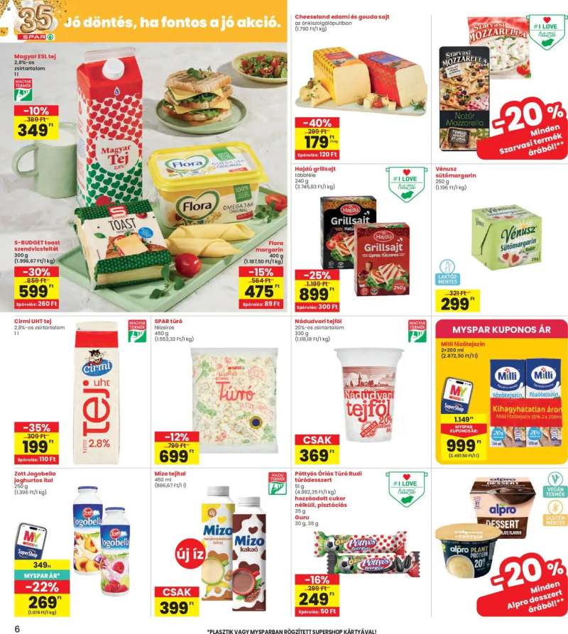 Interspar Interspar akciós újság 6 oldal