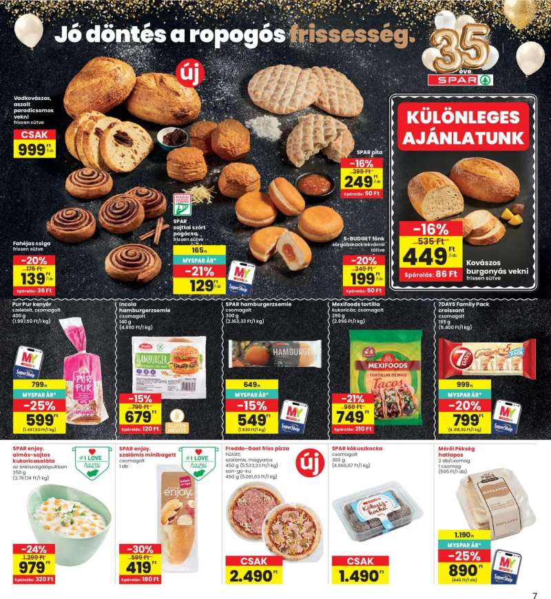 Interspar Interspar akciós újság 7 oldal