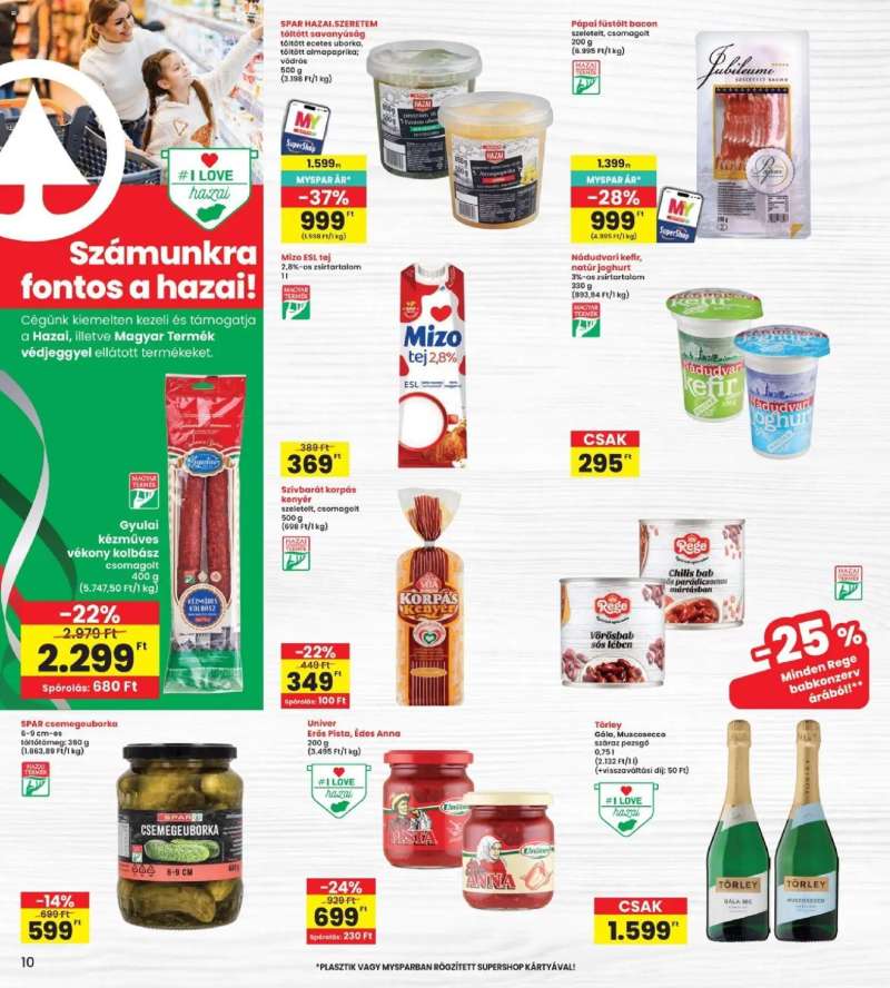 Interspar Interspar akciós újság 10 oldal
