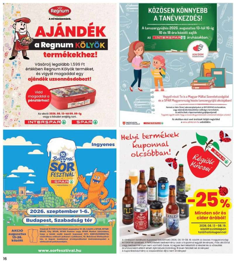 Interspar Interspar akciós újság 16 oldal
