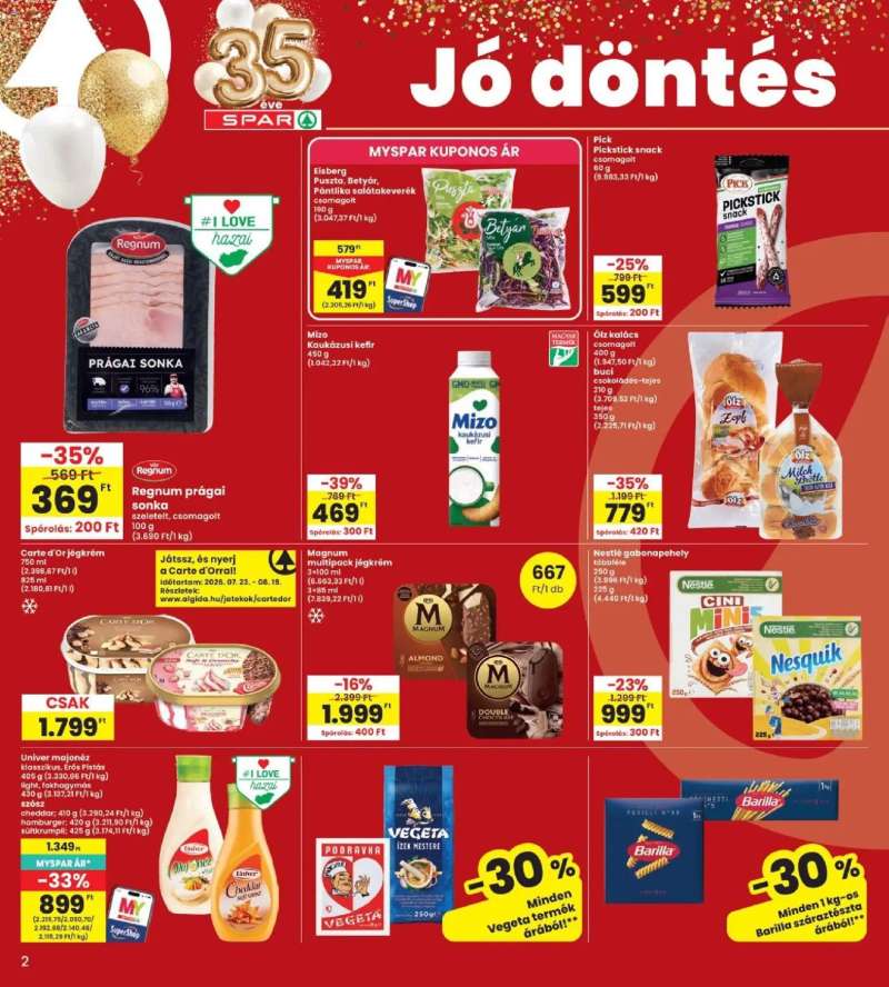 Interspar Interspar akciós újság 2 oldal