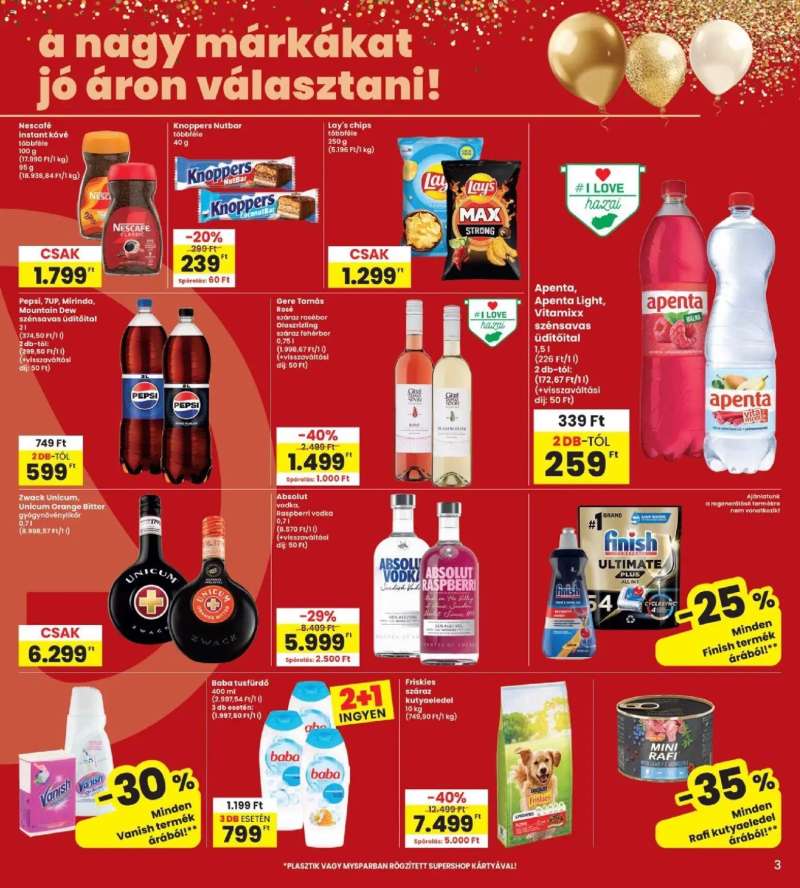 Interspar Interspar akciós újság 3 oldal