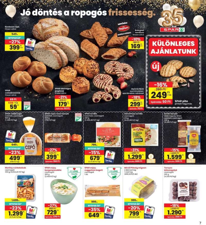 Interspar Interspar akciós újság 7 oldal