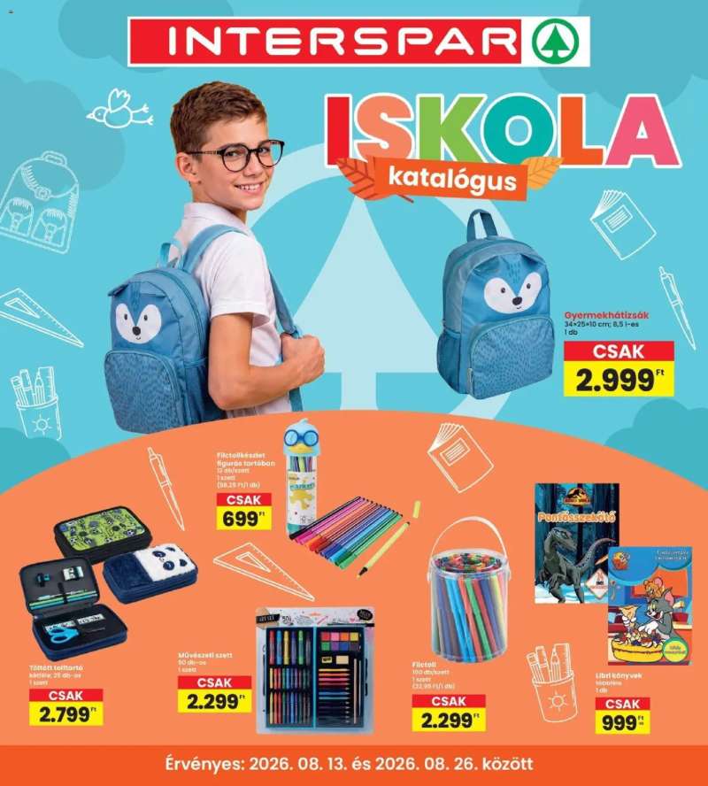 Interspar Interspar Iskola katalógus 1 oldal