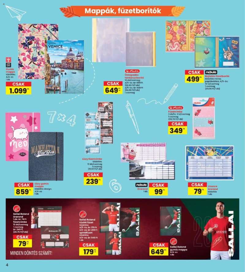 Interspar Interspar Iskola katalógus 4 oldal