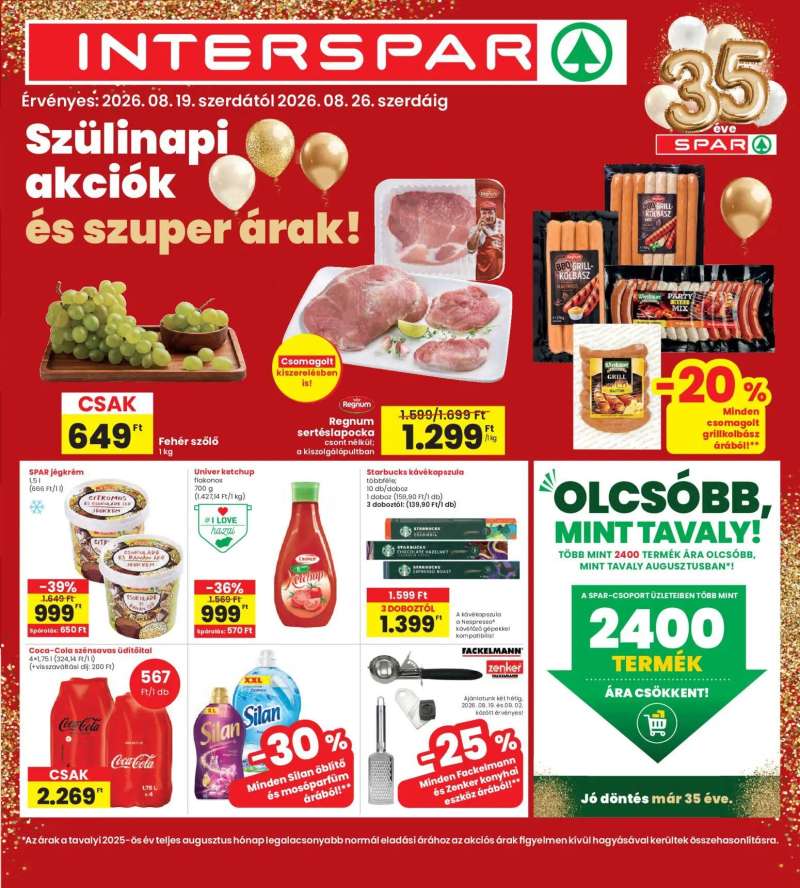 Interspar Interspar akciós újság 1 oldal