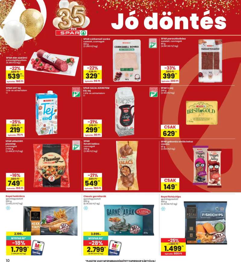 Interspar Interspar akciós újság 10 oldal
