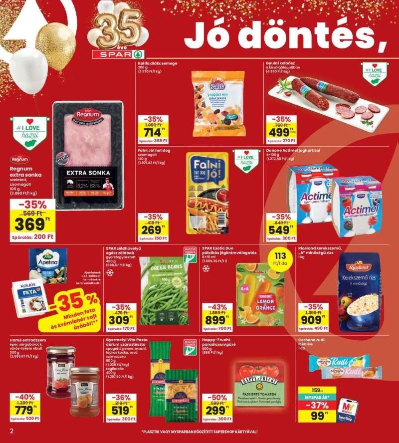 Interspar Interspar akciós újság 2 oldal