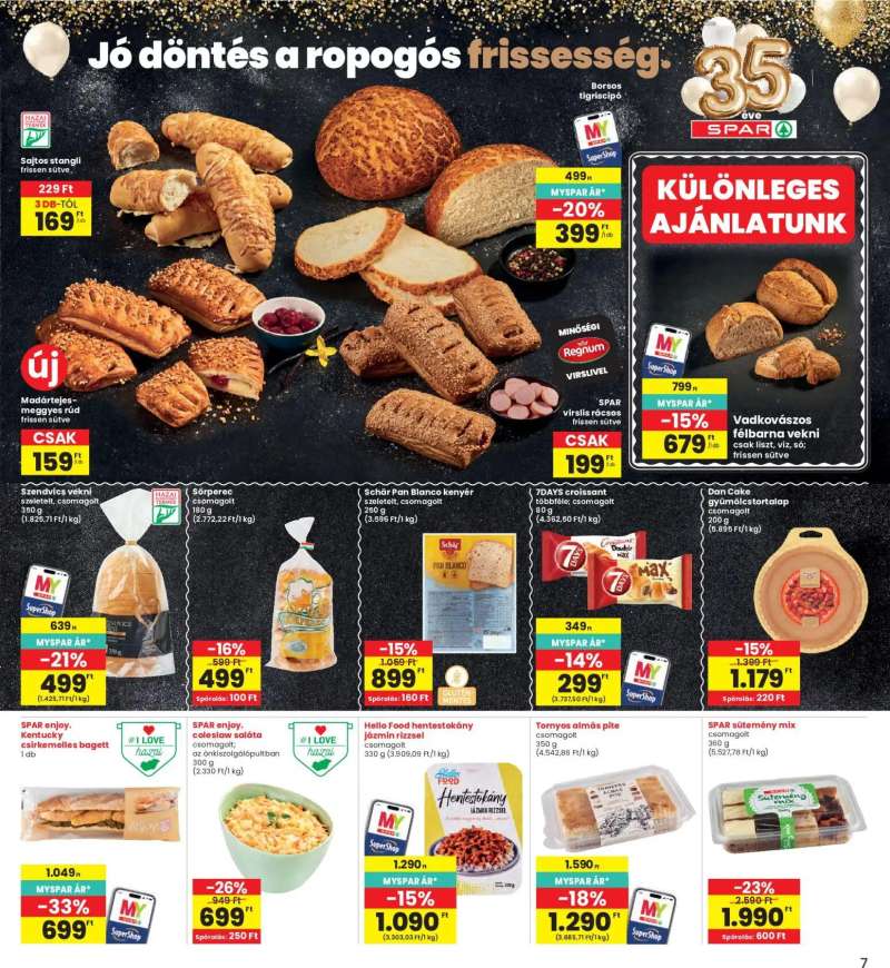 Interspar Interspar akciós újság 7 oldal