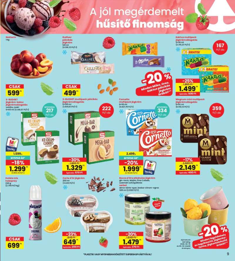 Interspar Interspar akciós újság 9 oldal