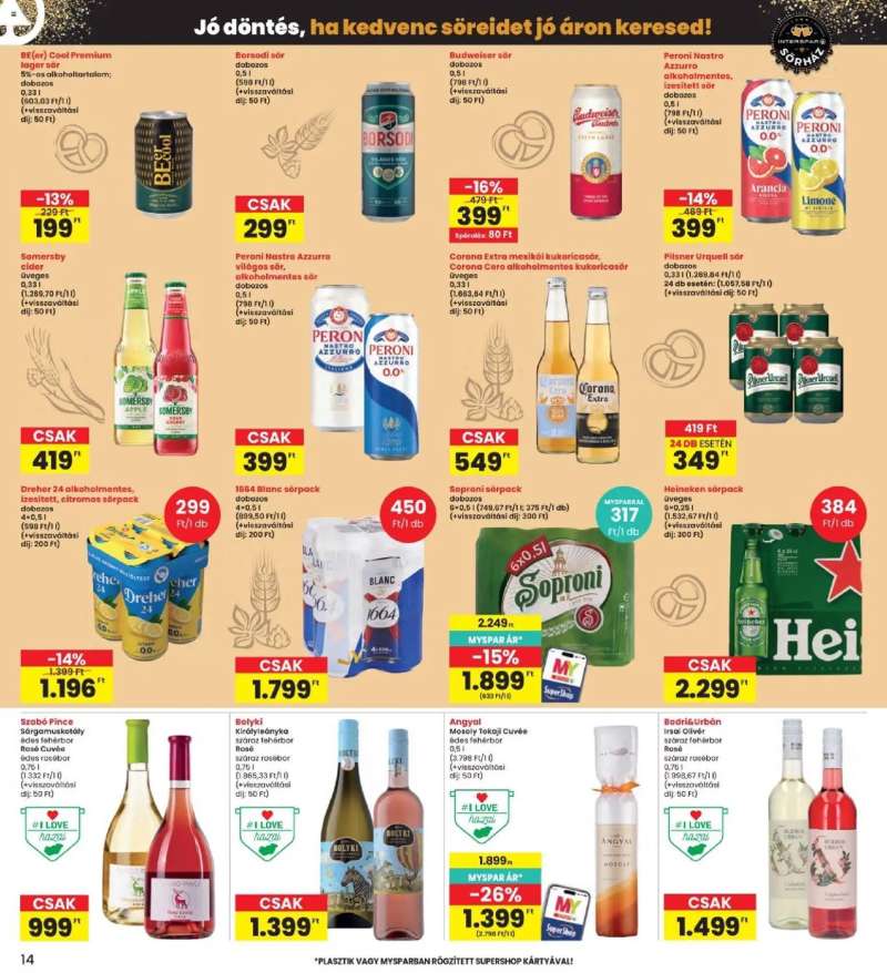 Interspar Interspar akciós újság 14 oldal