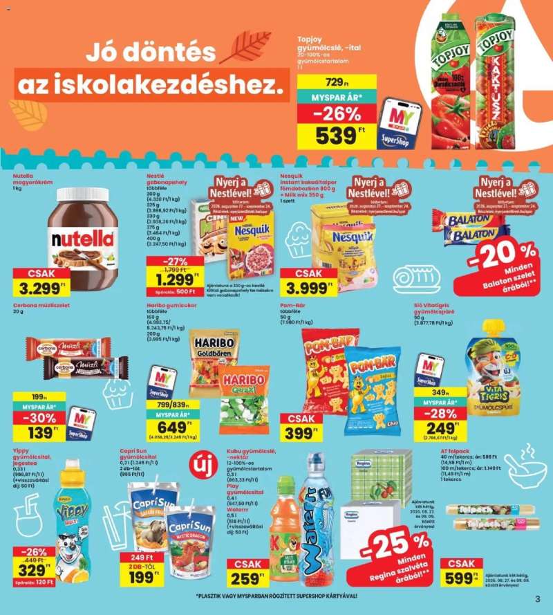Interspar Interspar akciós újság 3 oldal