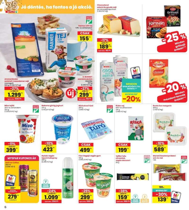 Interspar Interspar akciós újság 6 oldal