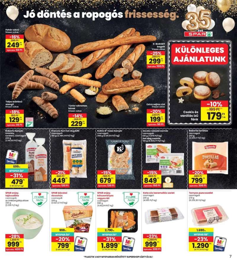 Interspar Interspar akciós újság 7 oldal