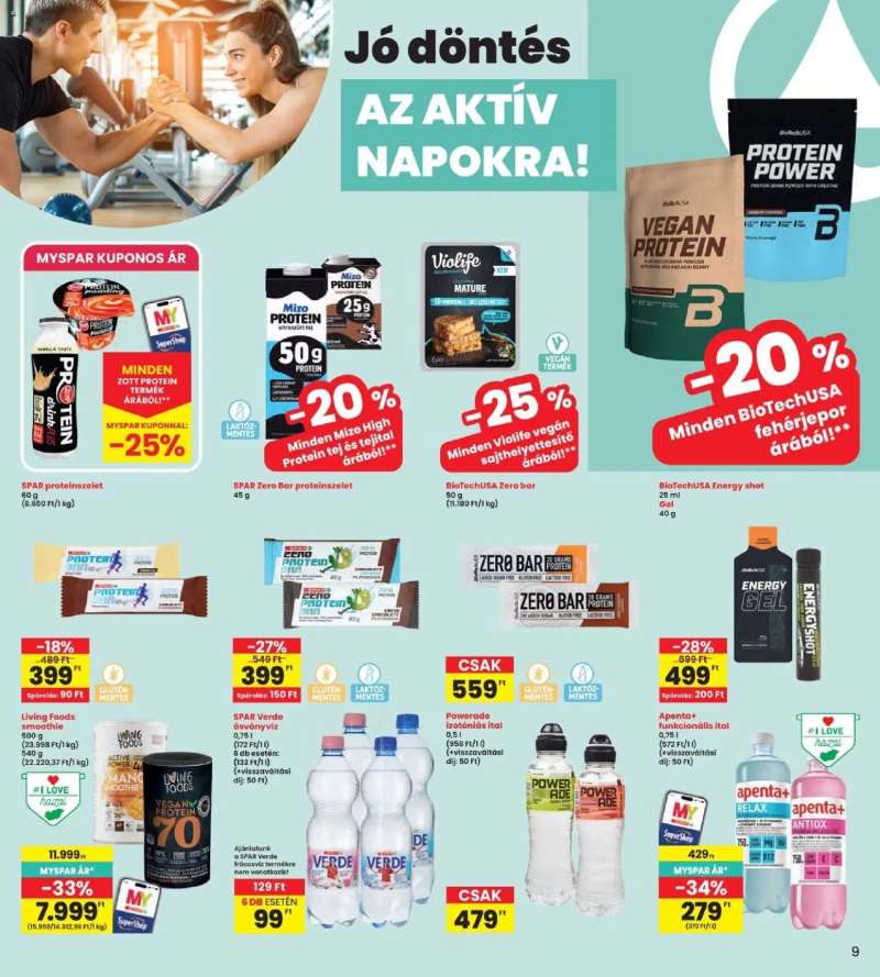 Interspar Interspar akciós újság 9 oldal