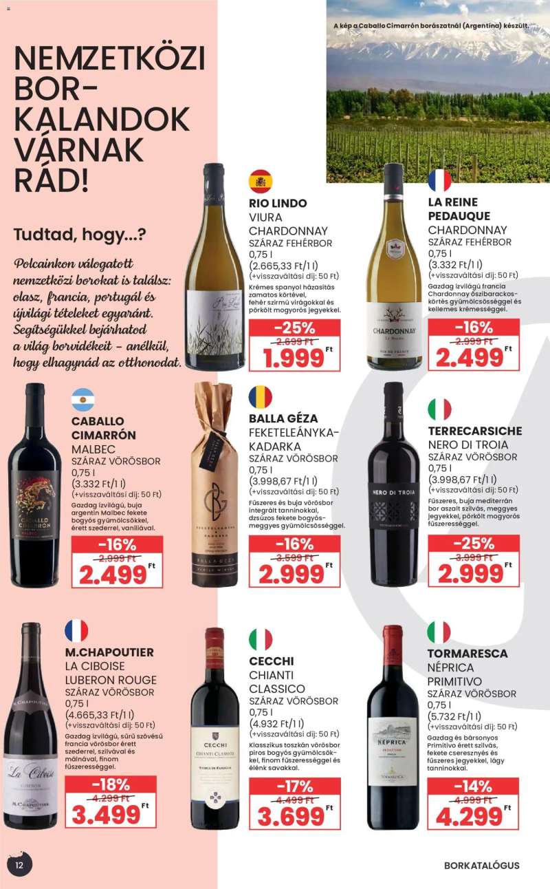 Interspar Interspar BOR ősz katalógus 12 oldal