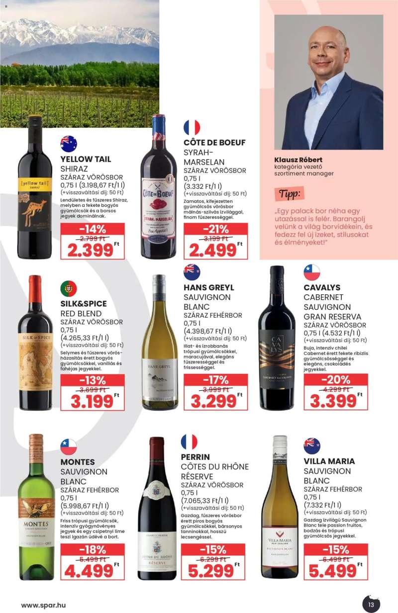 Interspar Interspar BOR ősz katalógus 13 oldal