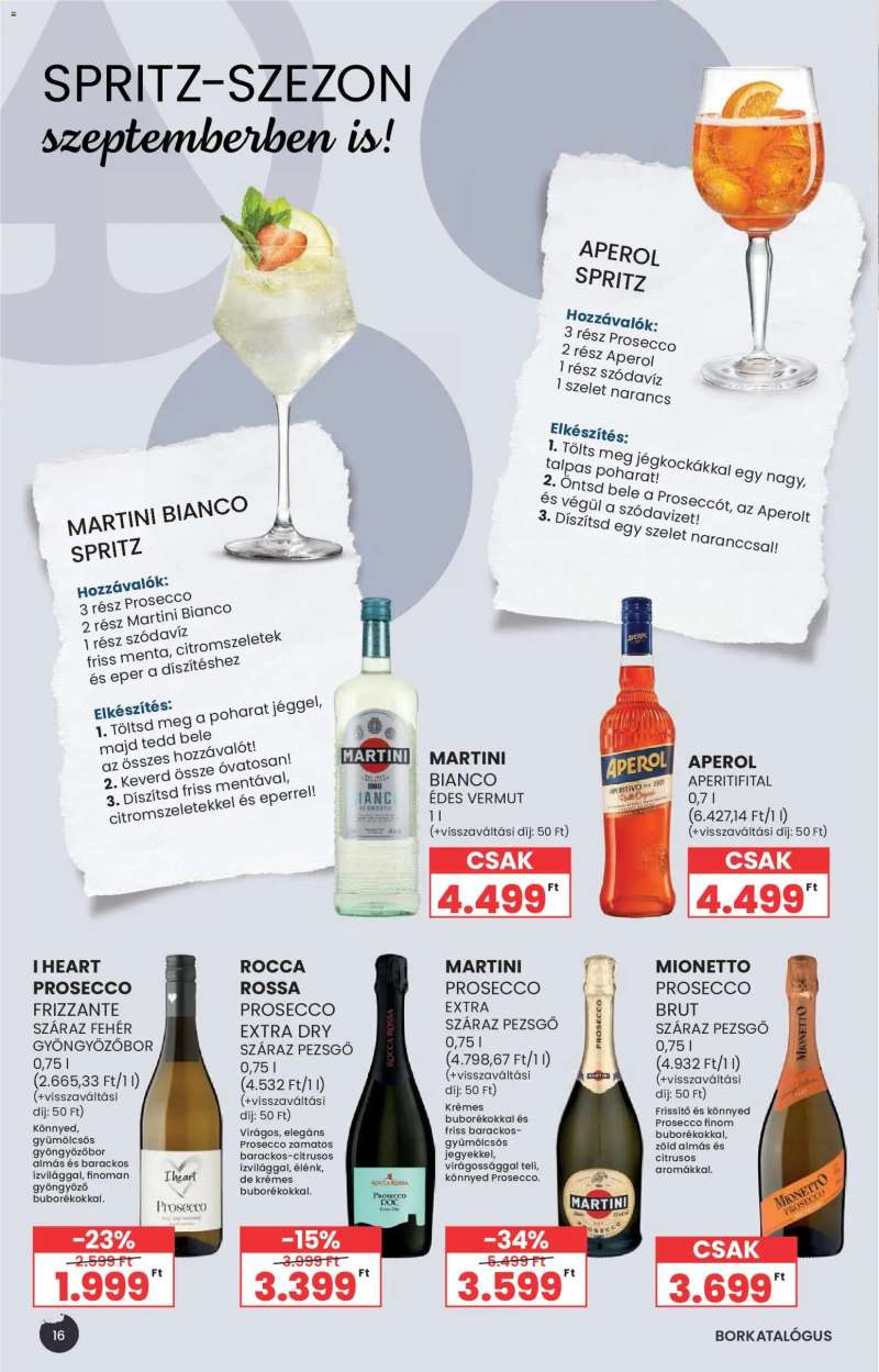 Interspar Interspar BOR ősz katalógus 16 oldal