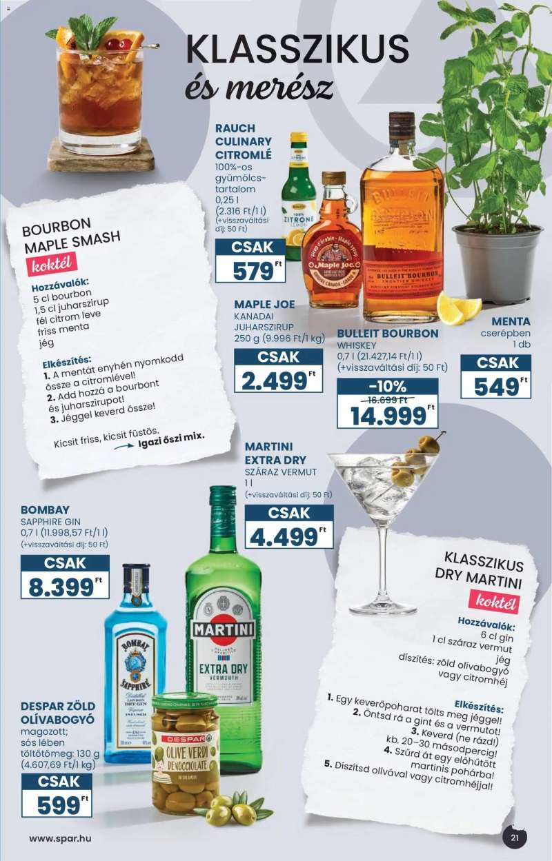 Interspar Interspar BOR ősz katalógus 21 oldal