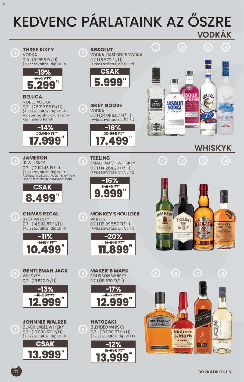 Interspar Interspar BOR ősz katalógus 22 oldal