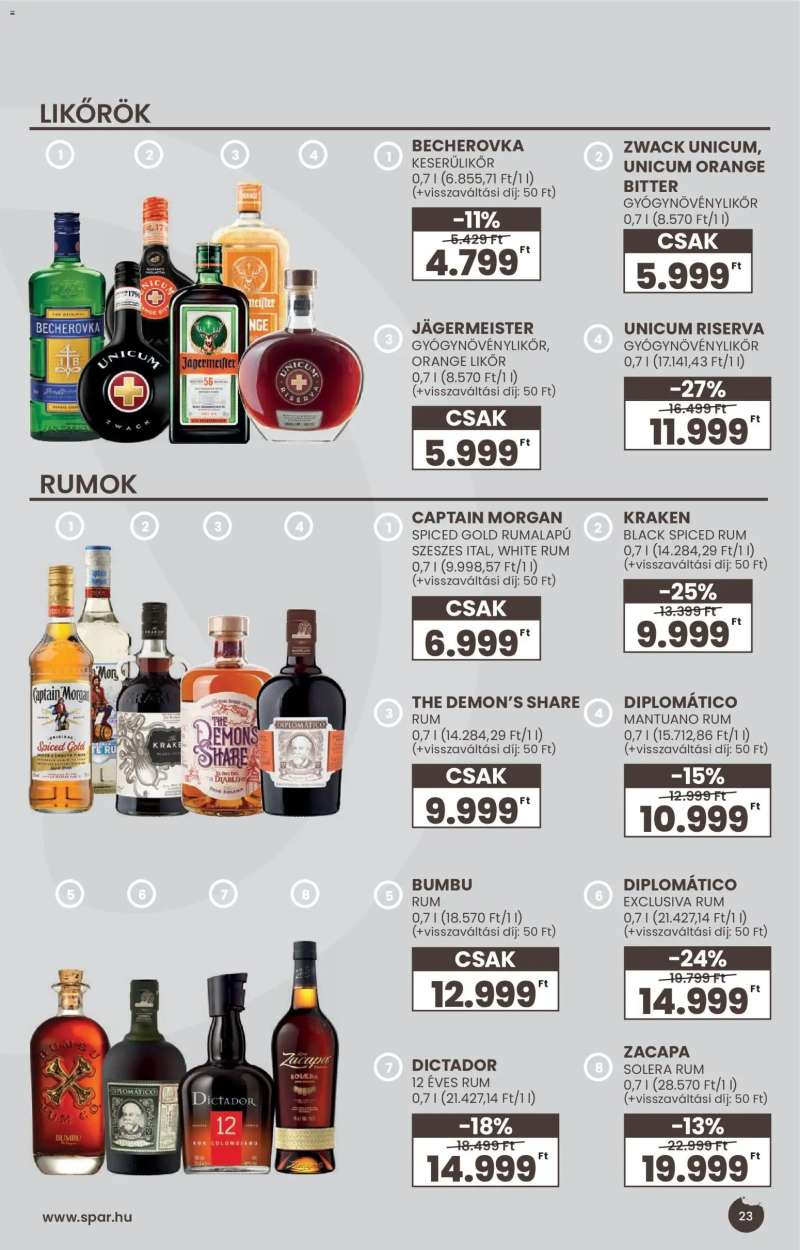 Interspar Interspar BOR ősz katalógus 23 oldal