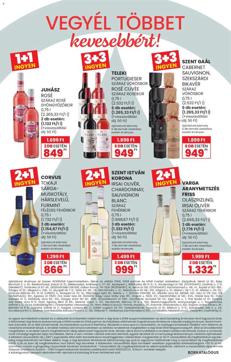 Interspar Interspar BOR ősz katalógus 24 oldal