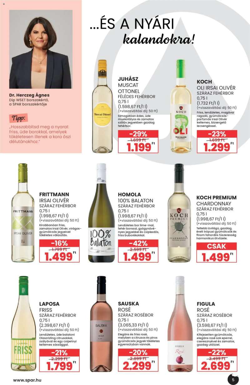 Interspar Interspar BOR ősz katalógus 5 oldal
