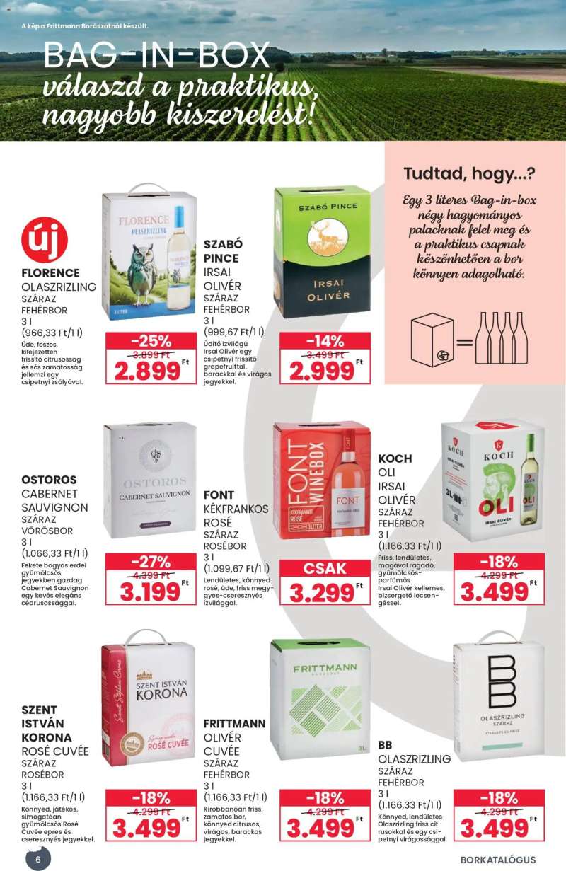 Interspar Interspar BOR ősz katalógus 6 oldal