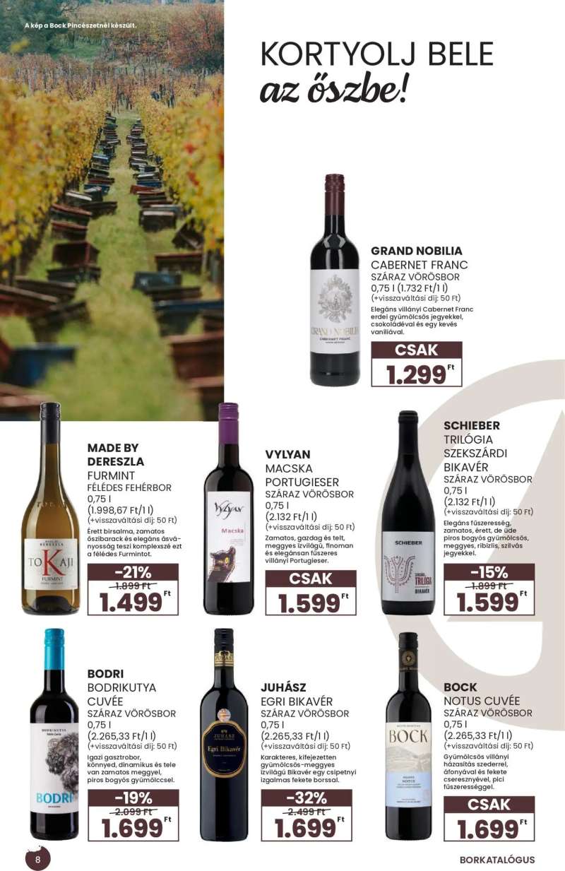 Interspar Interspar BOR ősz katalógus 8 oldal