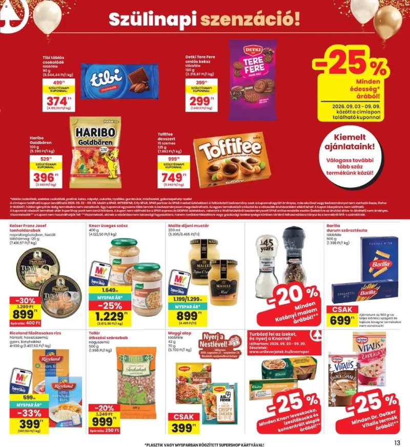 Interspar Interspar akciós újság 13 oldal
