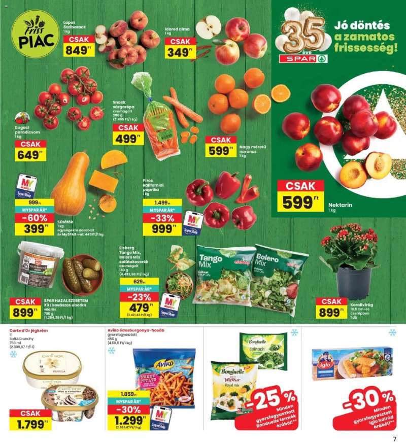Interspar Interspar akciós újság 7 oldal