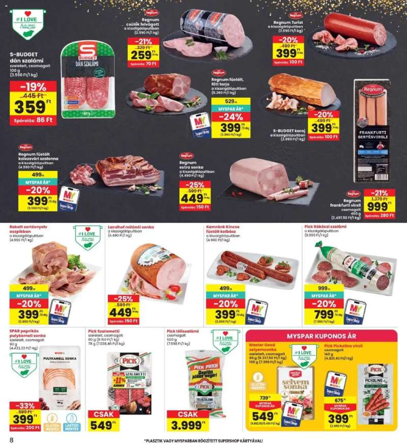 Interspar Interspar akciós újság 8 oldal