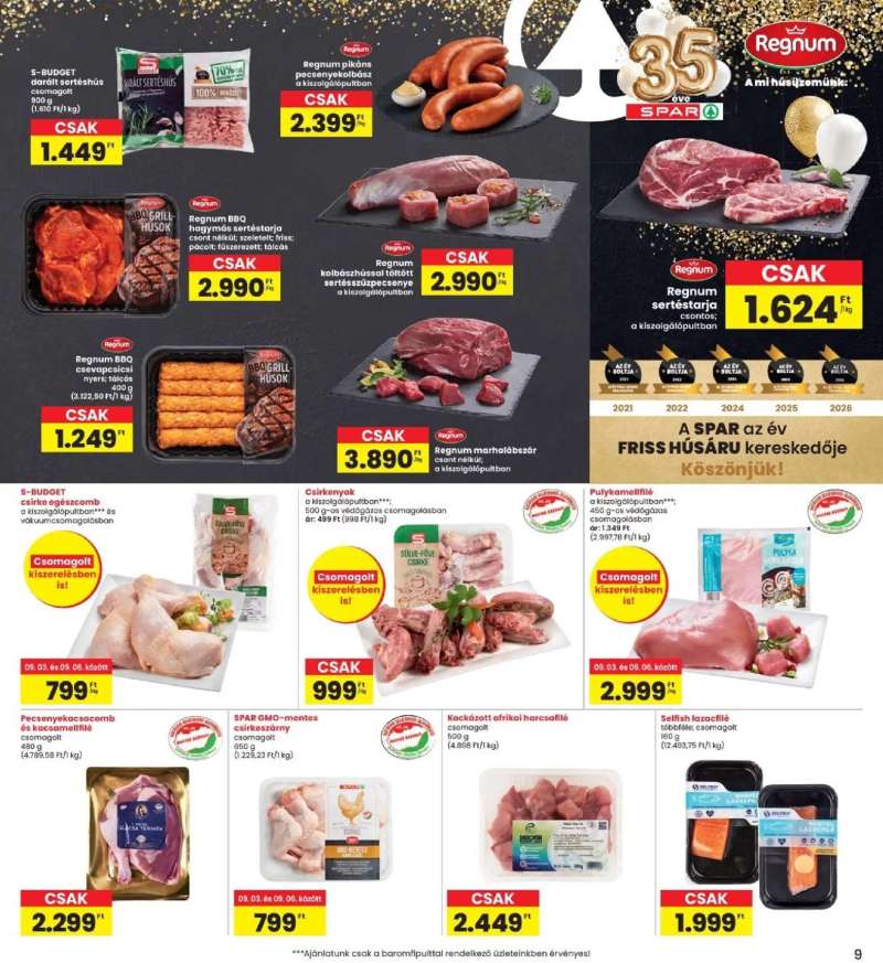 Interspar Interspar akciós újság 9 oldal