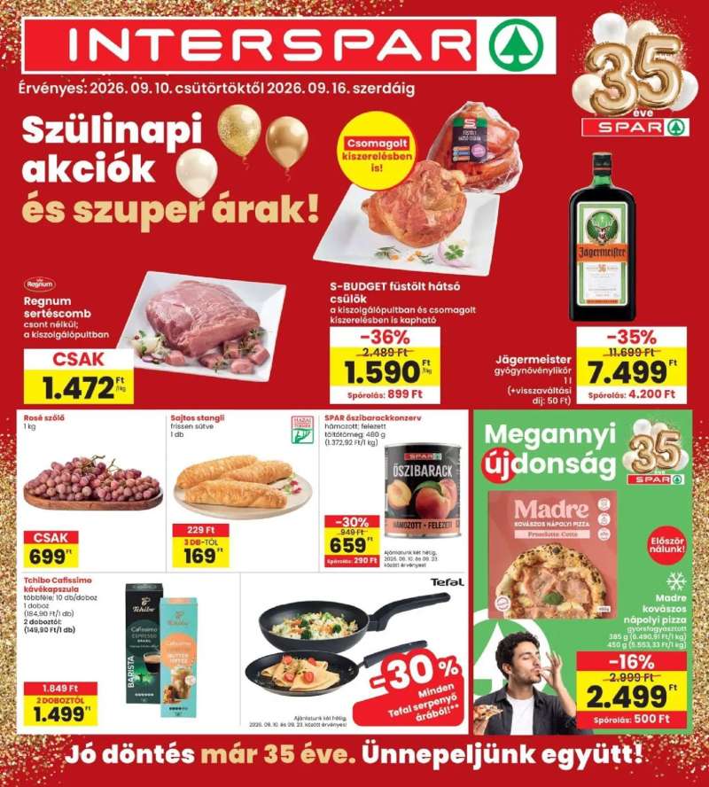 Interspar Interspar akciós újság 1 oldal