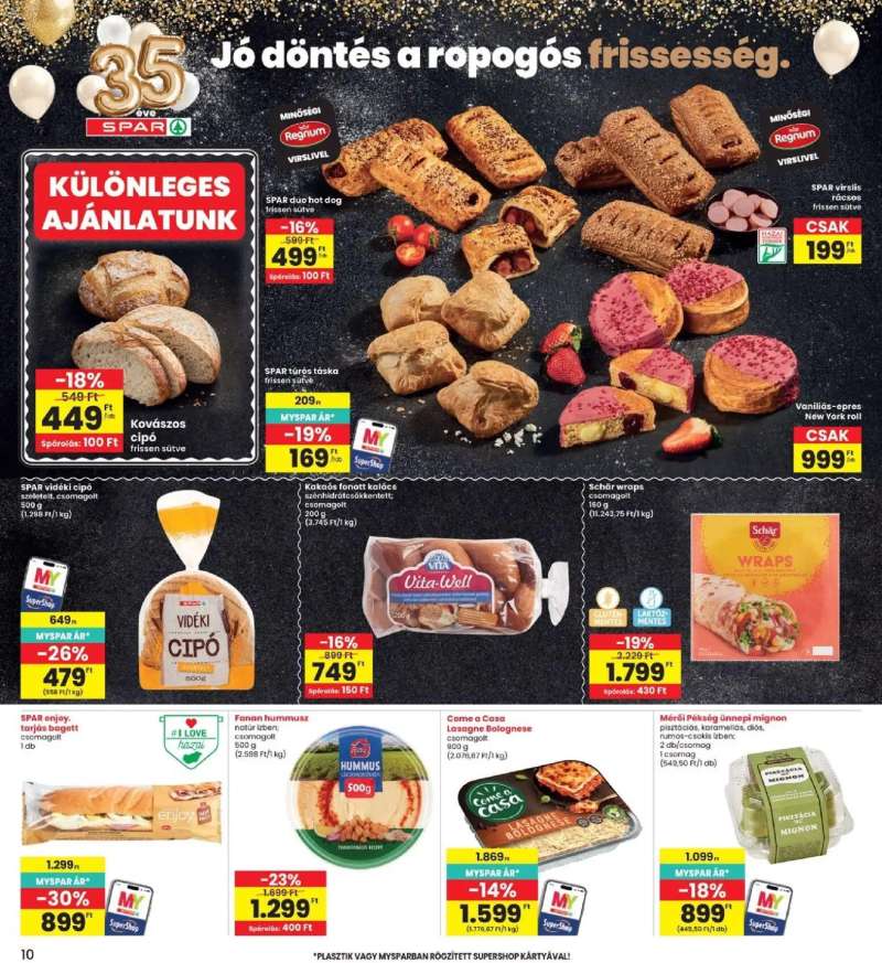 Interspar Interspar akciós újság 10 oldal