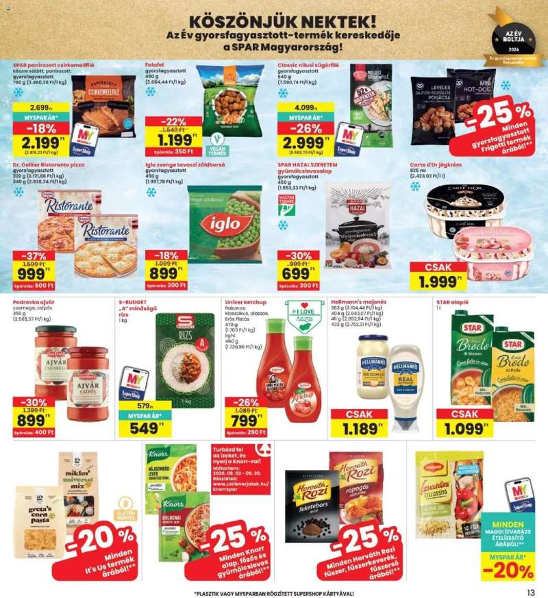 Interspar Interspar akciós újság 13 oldal