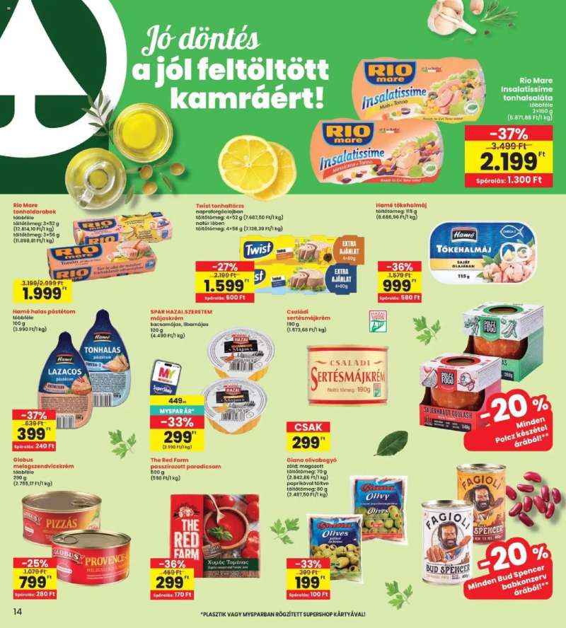 Interspar Interspar akciós újság 14 oldal