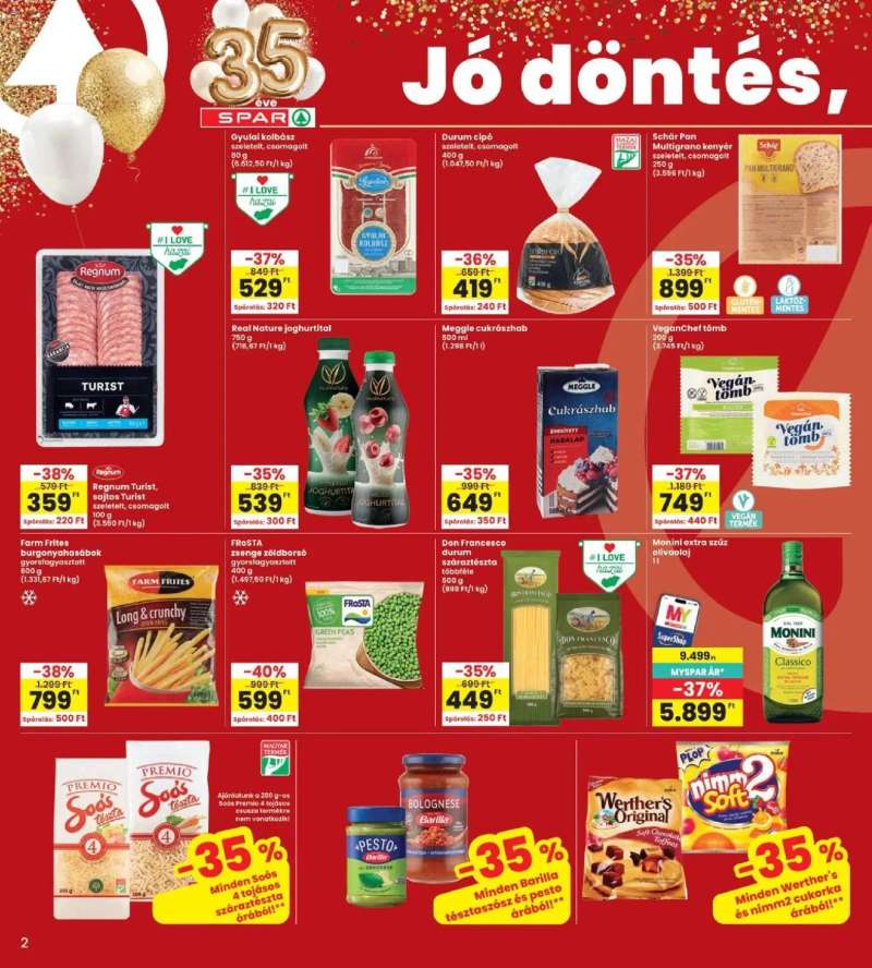 Interspar Interspar akciós újság 2 oldal