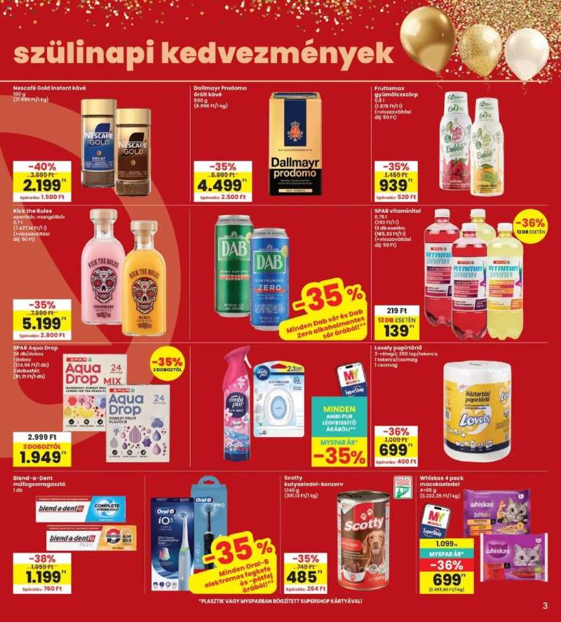 Interspar Interspar akciós újság 3 oldal