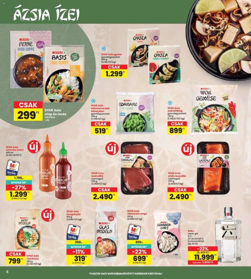 Interspar Interspar akciós újság 4 oldal