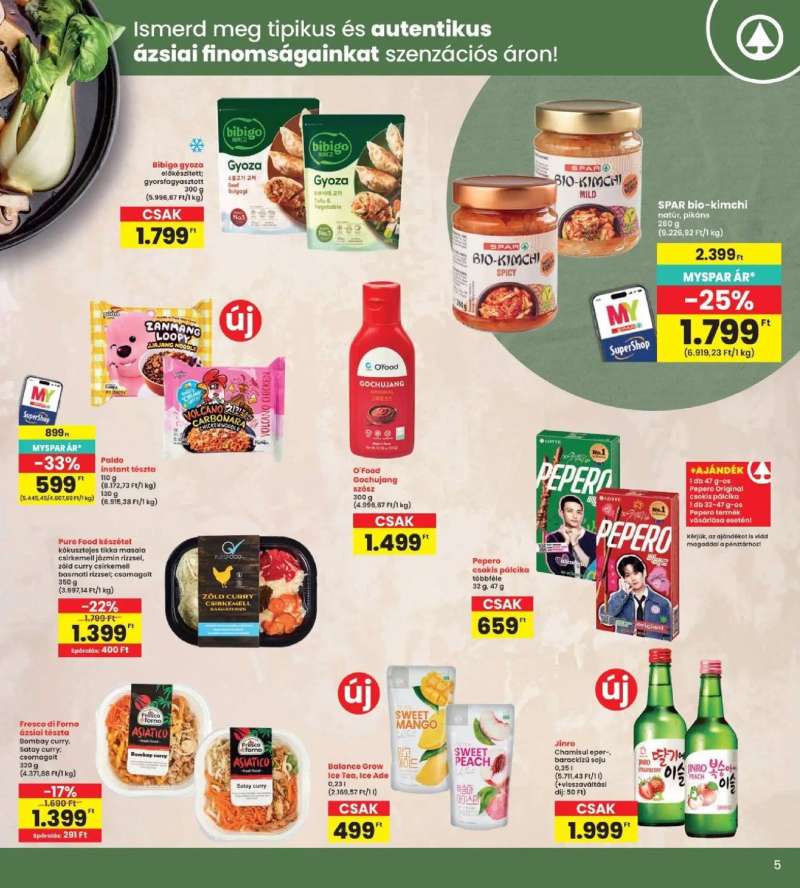 Interspar Interspar akciós újság 5 oldal