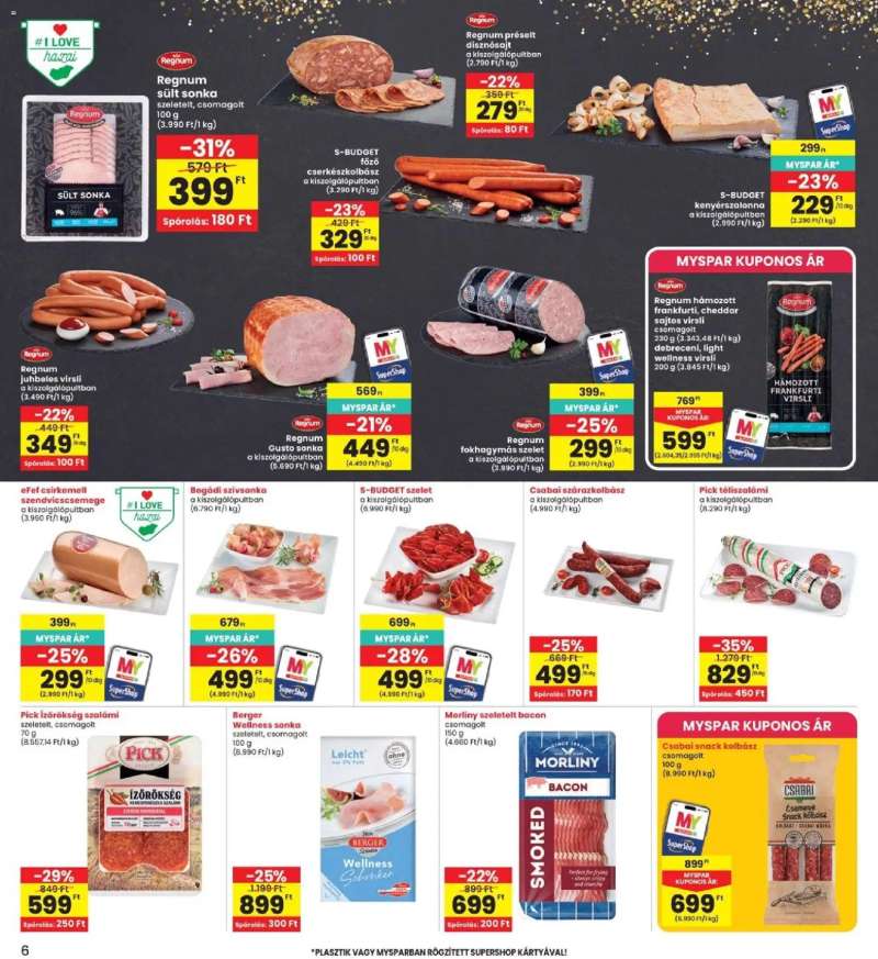 Interspar Interspar akciós újság 6 oldal