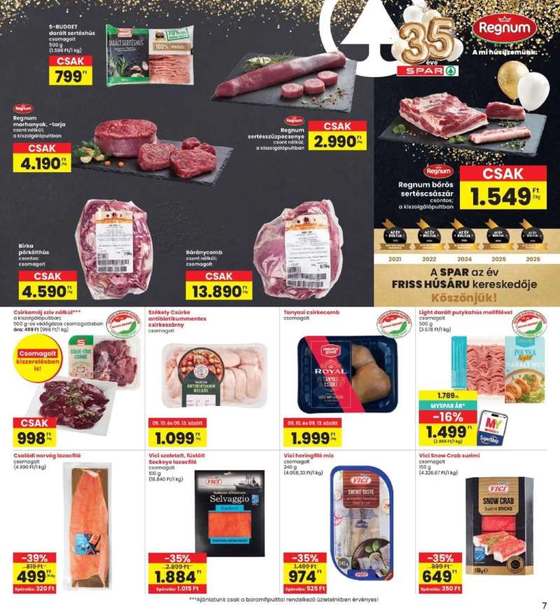 Interspar Interspar akciós újság 7 oldal