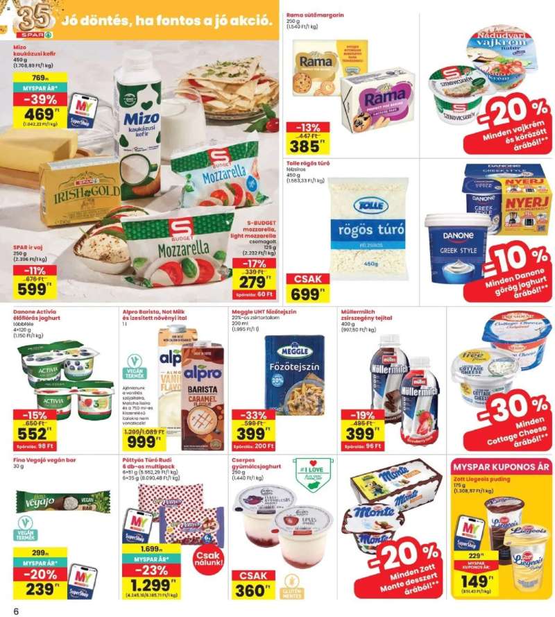 Interspar Interspar akciós újság 6 oldal